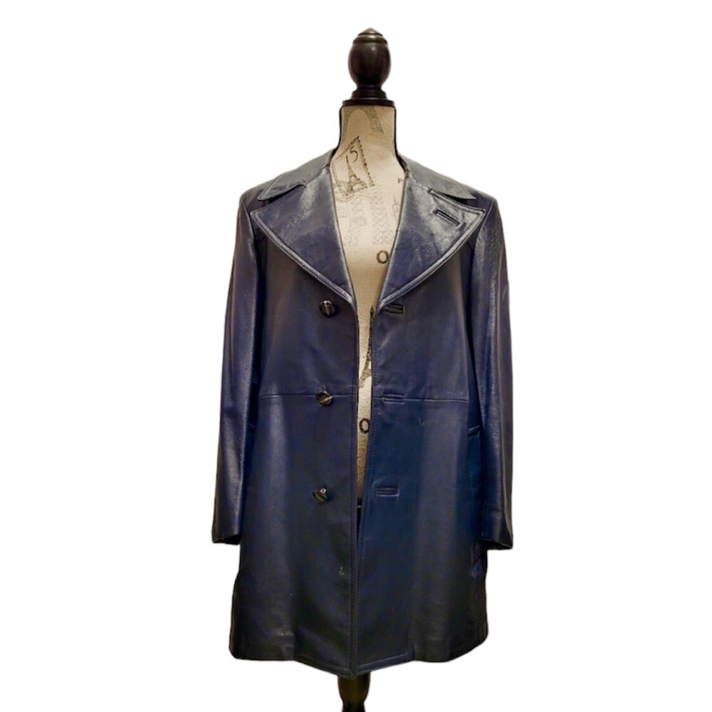 VINTAGE Jeno de Paris leather blazer